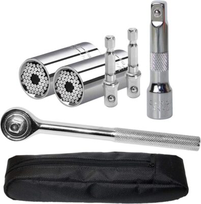 Universal Socket Wrench Tool Set (7-19mm) Multi-Function Professional Socket