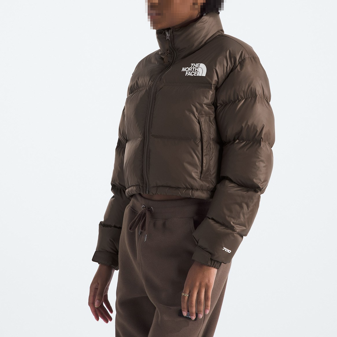 Pre-owned The North Face Women  Nuptse Short Jacket Smokey Brown (nf0a5gge 1oi) ?
