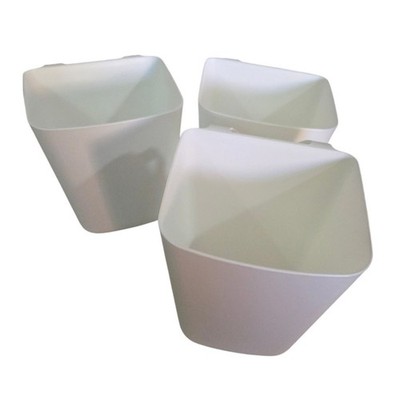 New Set 3 Ikea Container White SUNNERSTA 503.037.35 Square 4 3...