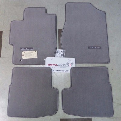 Toyota Solara Convertible 2006-2008 Gray Carpet Floor Mats Set Genuine OEM OE