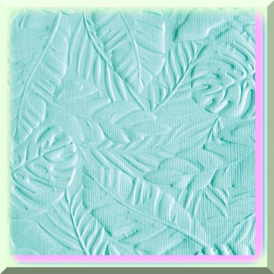 3D Tropical Leaf Embossing Folder