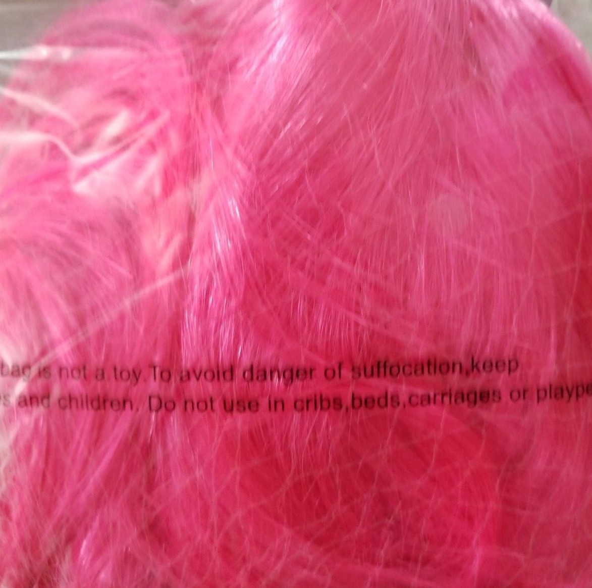 Ladies Party Short Bob Wig Halloween  Accessory One Size Short Neon Pink