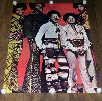 JACKSON FIVE 5 POSTER VINTAGE 1971 GEMINI RISING #RK 203 RARE