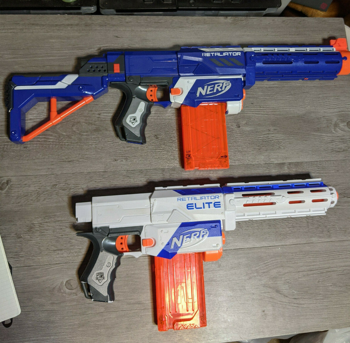 NERF RETALIATOR トイガン セット Amazon.com: NERF N-Strike Elite Retaliator Blaster, Stock