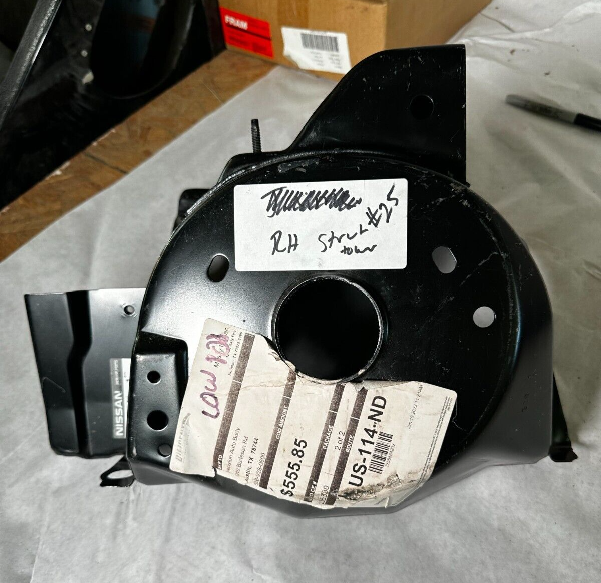 2013 - 2017 2018 Nissan Altima Passenger Front Fender Apron
