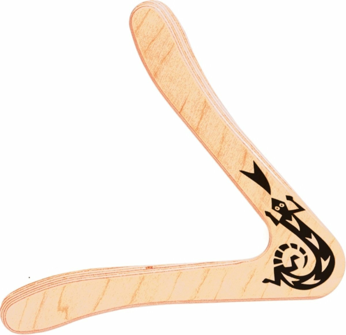 Günther Boomerang Sirius aus Holz 25 cm Bumerang Wurfgerät Sport Wurfspiel