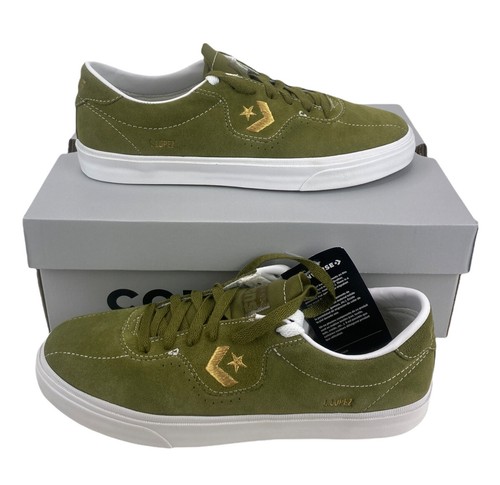 

NEW Converse Louie Lopez Pro Ox CONS Зеленые золотые замшевые туфли Мужские кроссовки Размер 9, Зеленый, Converse Cons