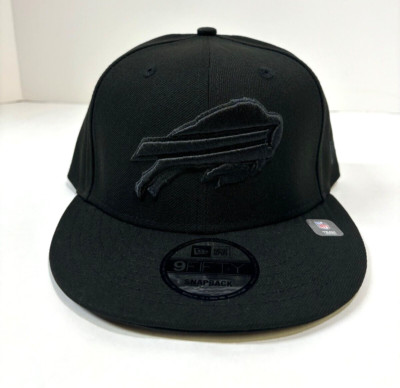 Buffalo Bills NFL NE Basic Snap Snapback Hat~Black/Black