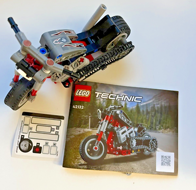 Lego 42132 Technic Motorcycle 163 Pieces 100% Complete Set with Manual No  Box