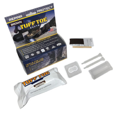 TUFF TOE Original Formula Work Boot Toe Guard Protection & Leather Repair Kit