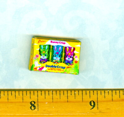 Dollhouse Miniatue Size Easter Bunny Candy Box