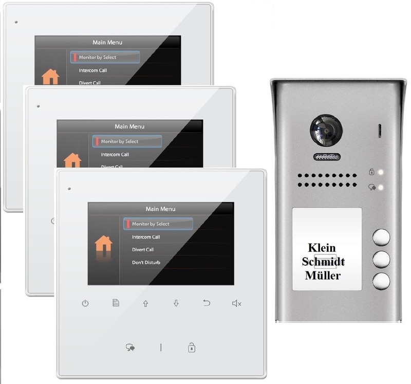 3-Familienhaus Video Sprechanlage Video TÃ¼Rsprechanlage Videosprechanlage