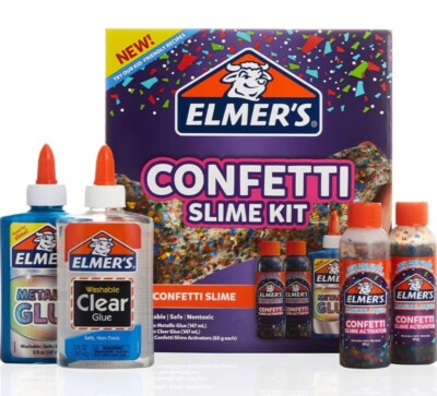 Elmer's Glue Confetti Slime Craft Kit Brand New In Box