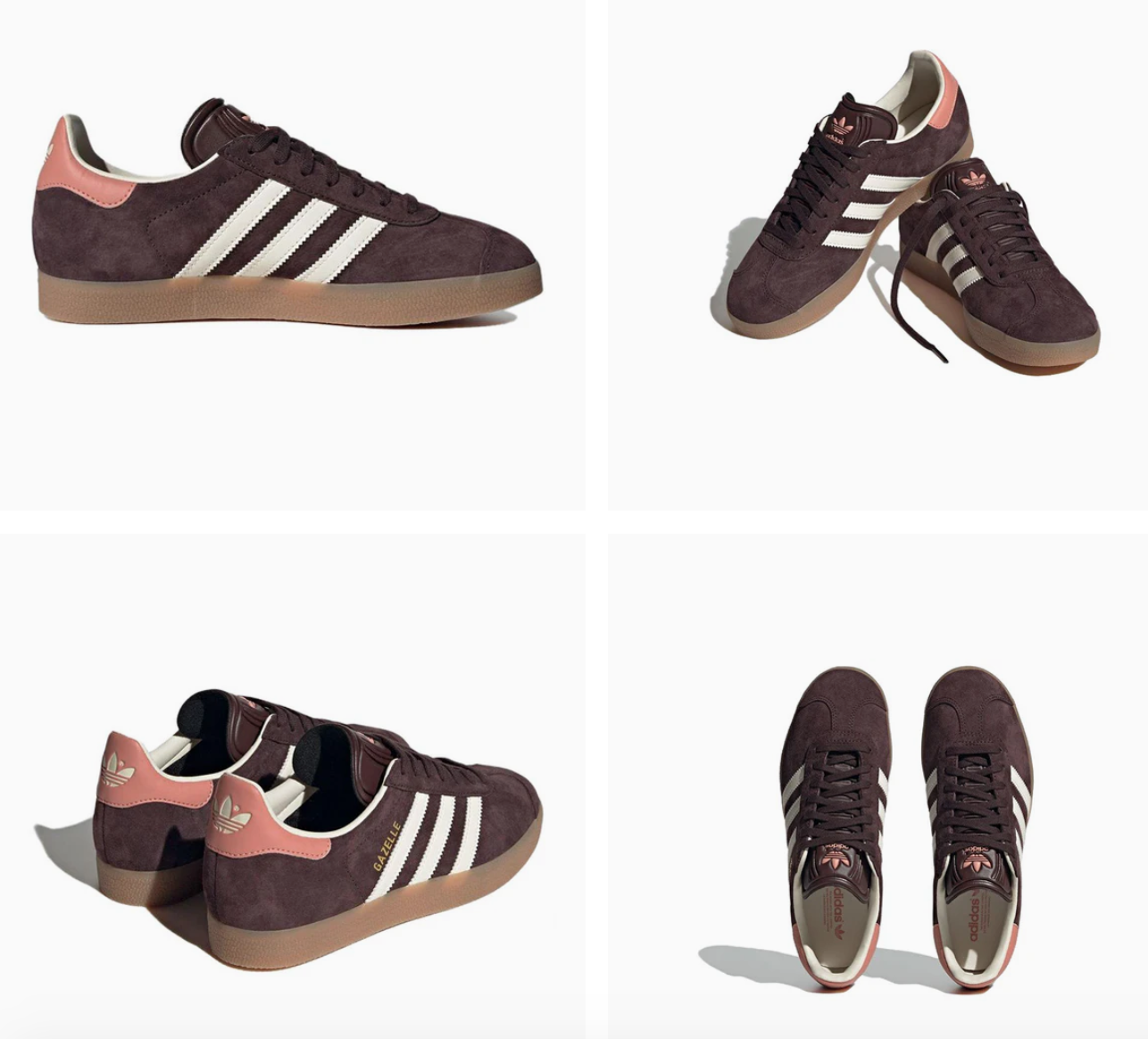 Pre-owned Adidas Originals Adidas Women's Originals Gazelle 'shadow Brown' If3233 Shoes Maroon Ig4990