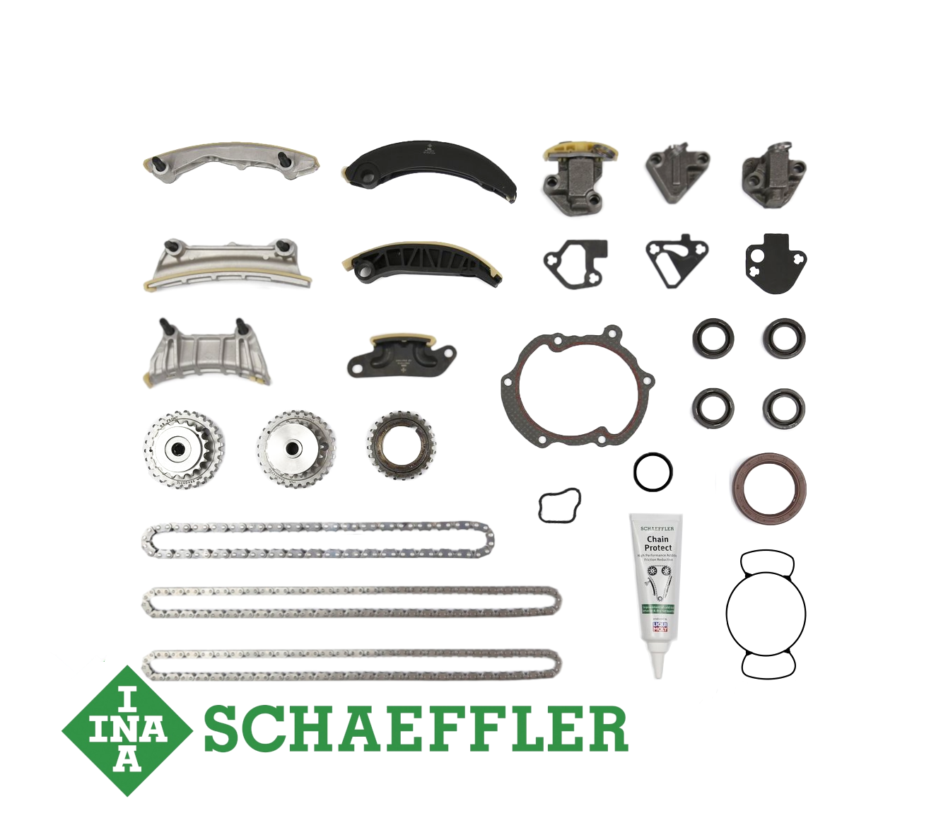 INA PREMIUM TIMING CHAIN KIT WITH GEARS FOR CHEVROLET TRAVERSE SIDI LLT