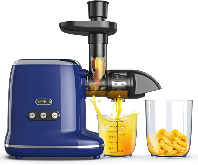Cold Press Juicer,  Slow Masticating Juicer Machine Easy to Clean with High Juic