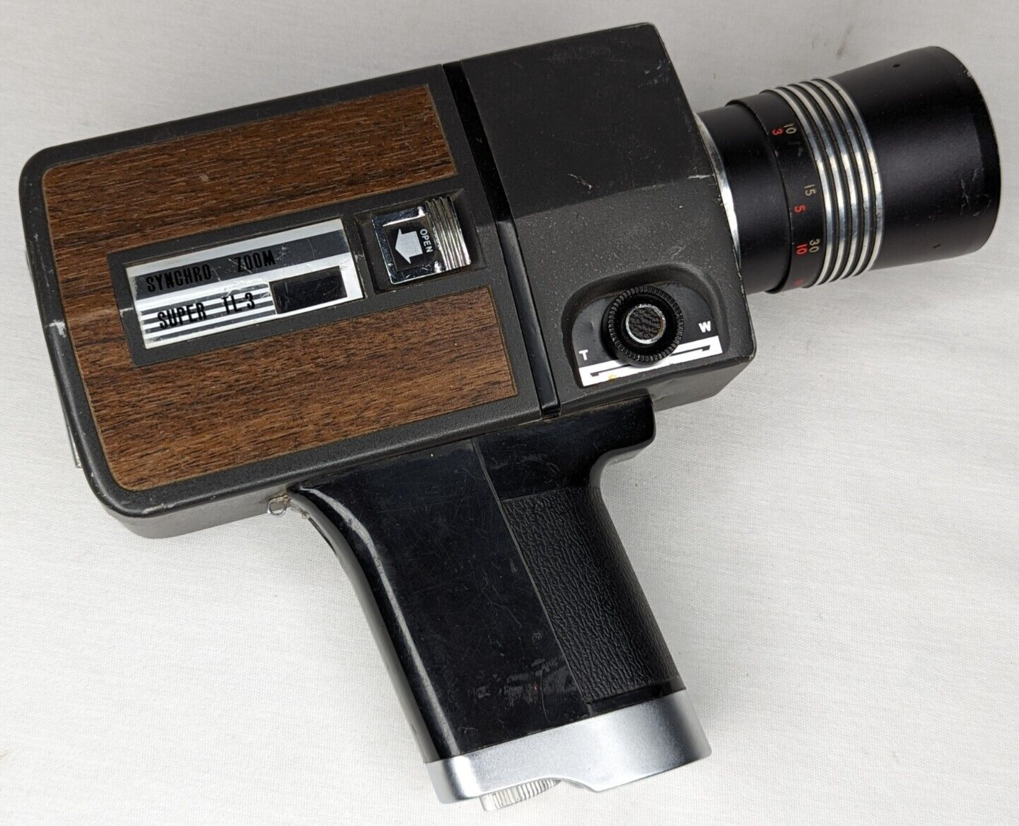 Vintage Syncro Zoom Super TL-3 Super 8 Film Camera Japan - For