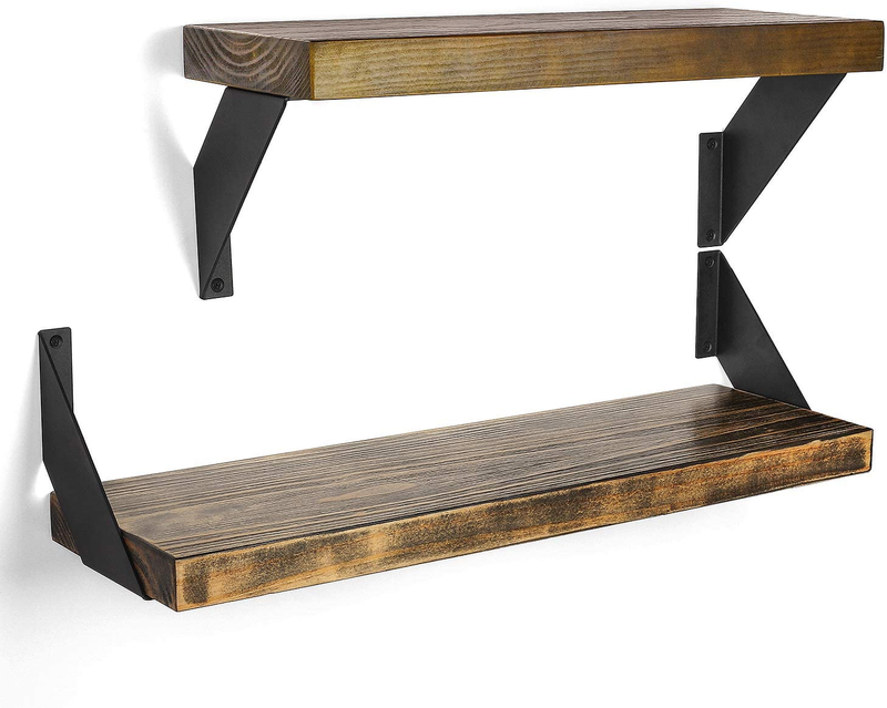 Heavy Duty Angle Shelf Brackets Floating Shelves Support Brackets, 8-Inch