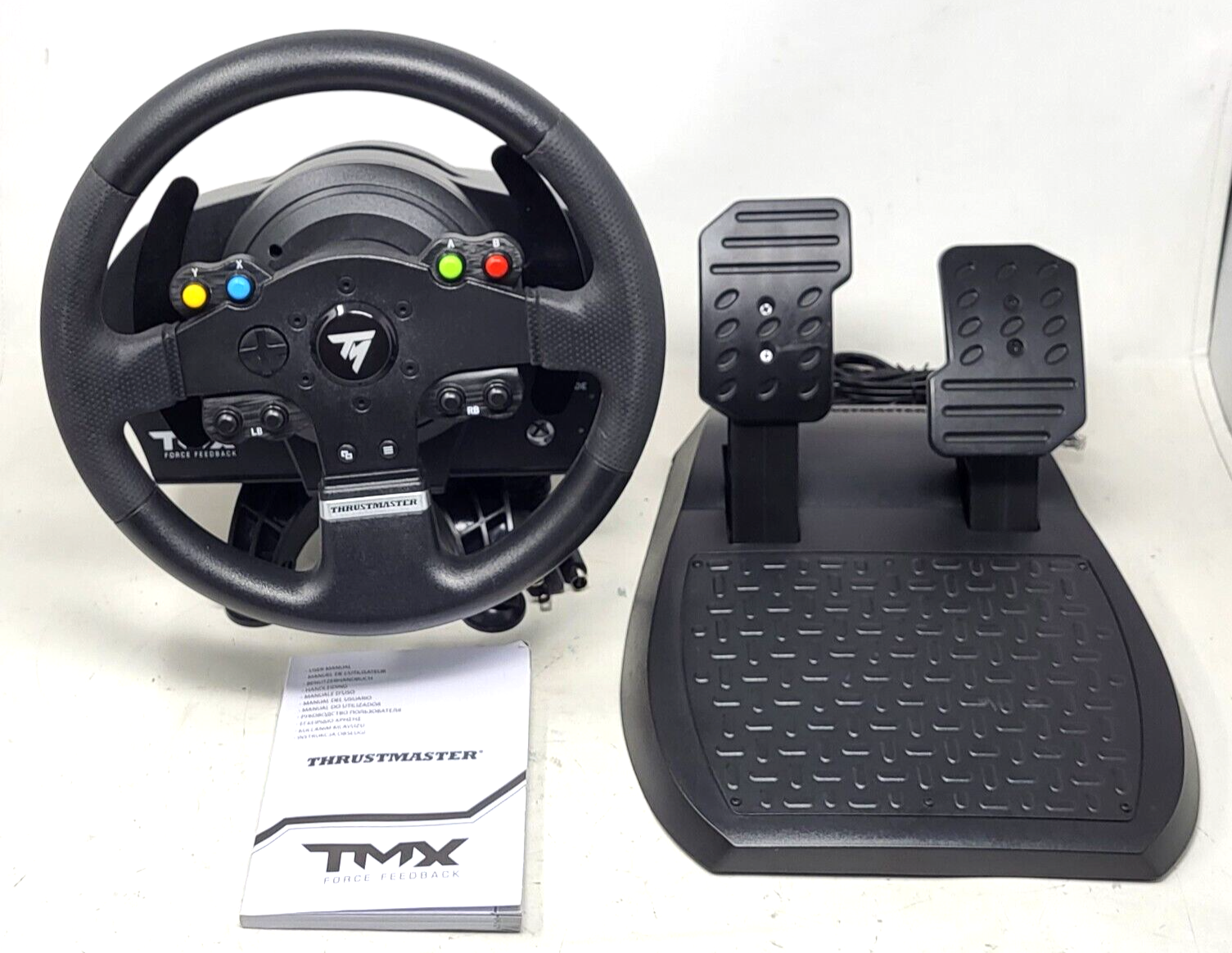 Thrustmaster TMX Force Feedback USB Racing Wheel Xbox Series X SOnePC Black