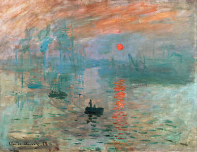 Impression, Sunrise by Claude Monet Art Print