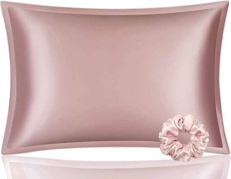 100% Mulberry Silk Pillowcase for Hair and Skin, Envelope Type, One Side Is Real