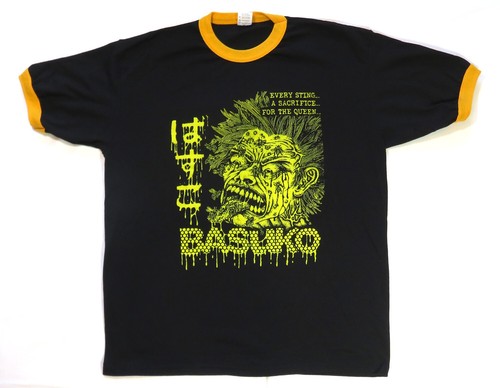 Basuko Vintage T Shirt 2000's Ringer Logo Death Metal Band