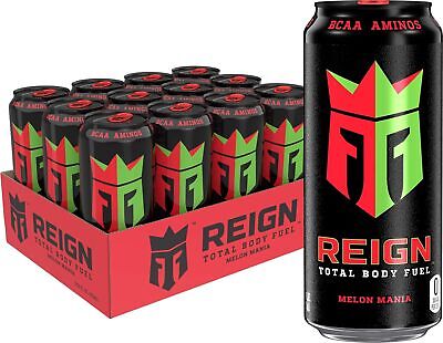 REIGN Total Body Fuel Monster Energy Drink - 16 oz Cans - 12 Pack CHOOSE FLAVOR