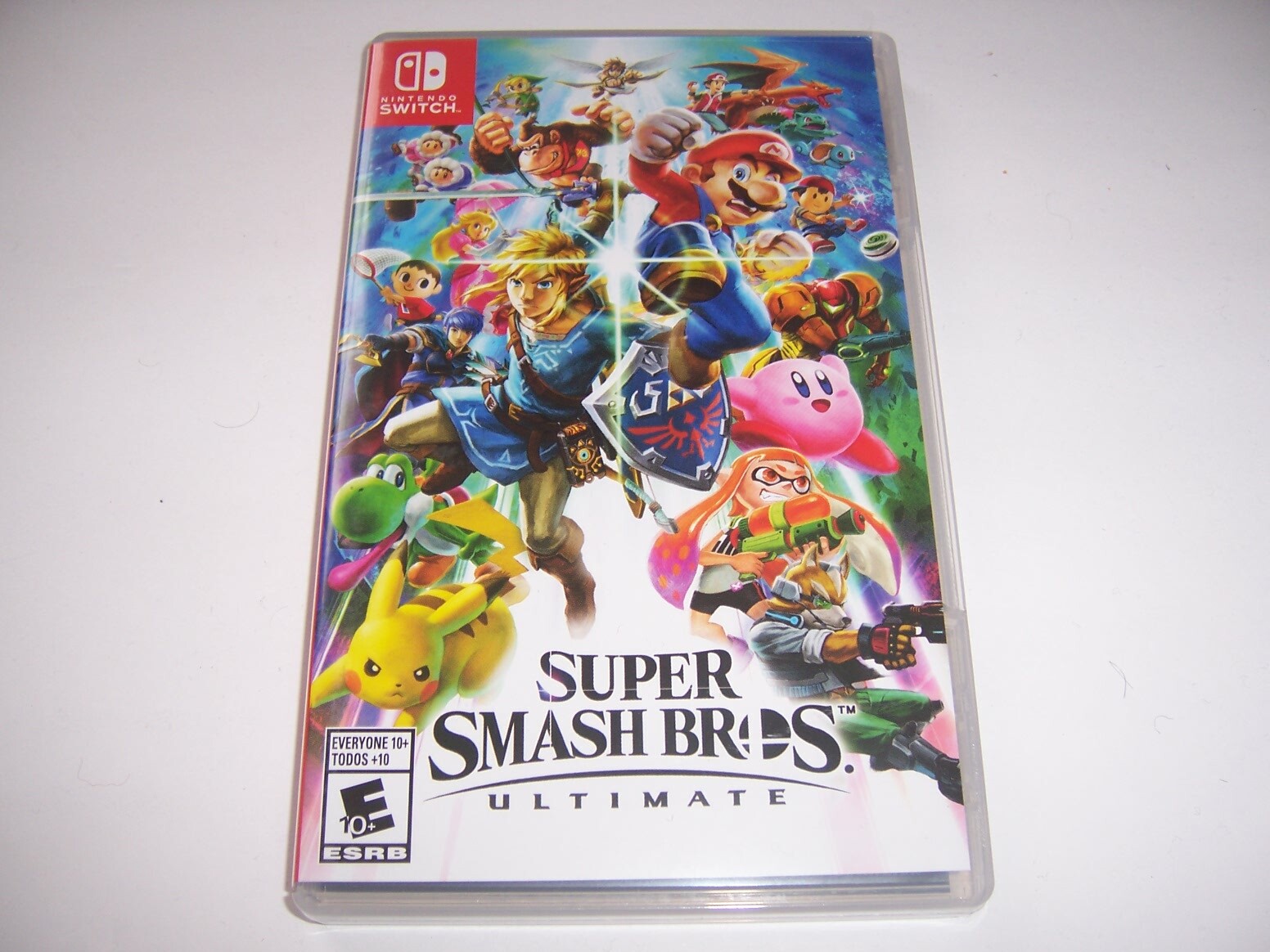 ORIGINAL Case Box Artwork Insert Nintendo Switch Super Smash