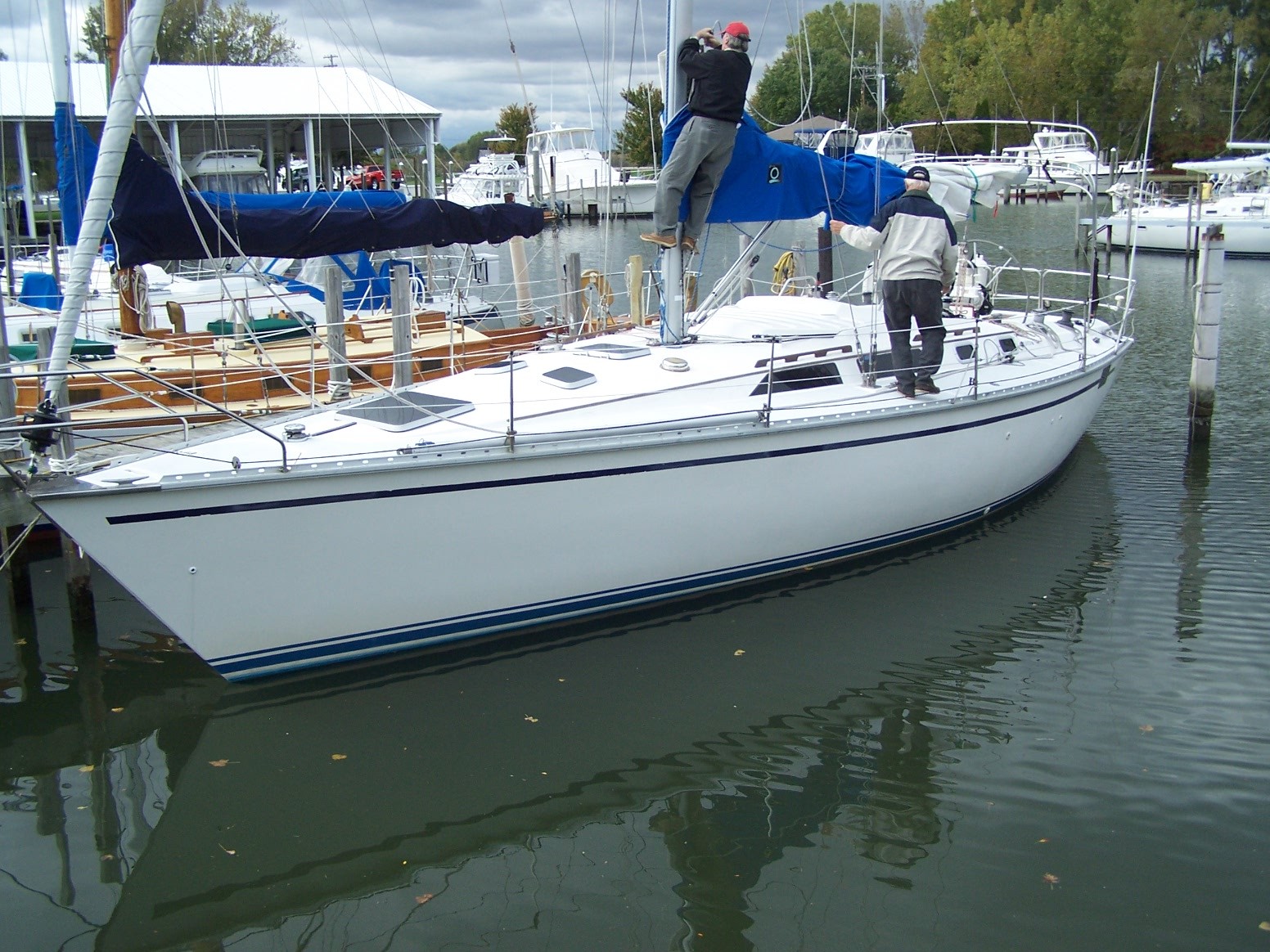 Sailboat Hunter 40 Legend Boat 1989 Sail Boat Great Lakes Sandusky Ohio
