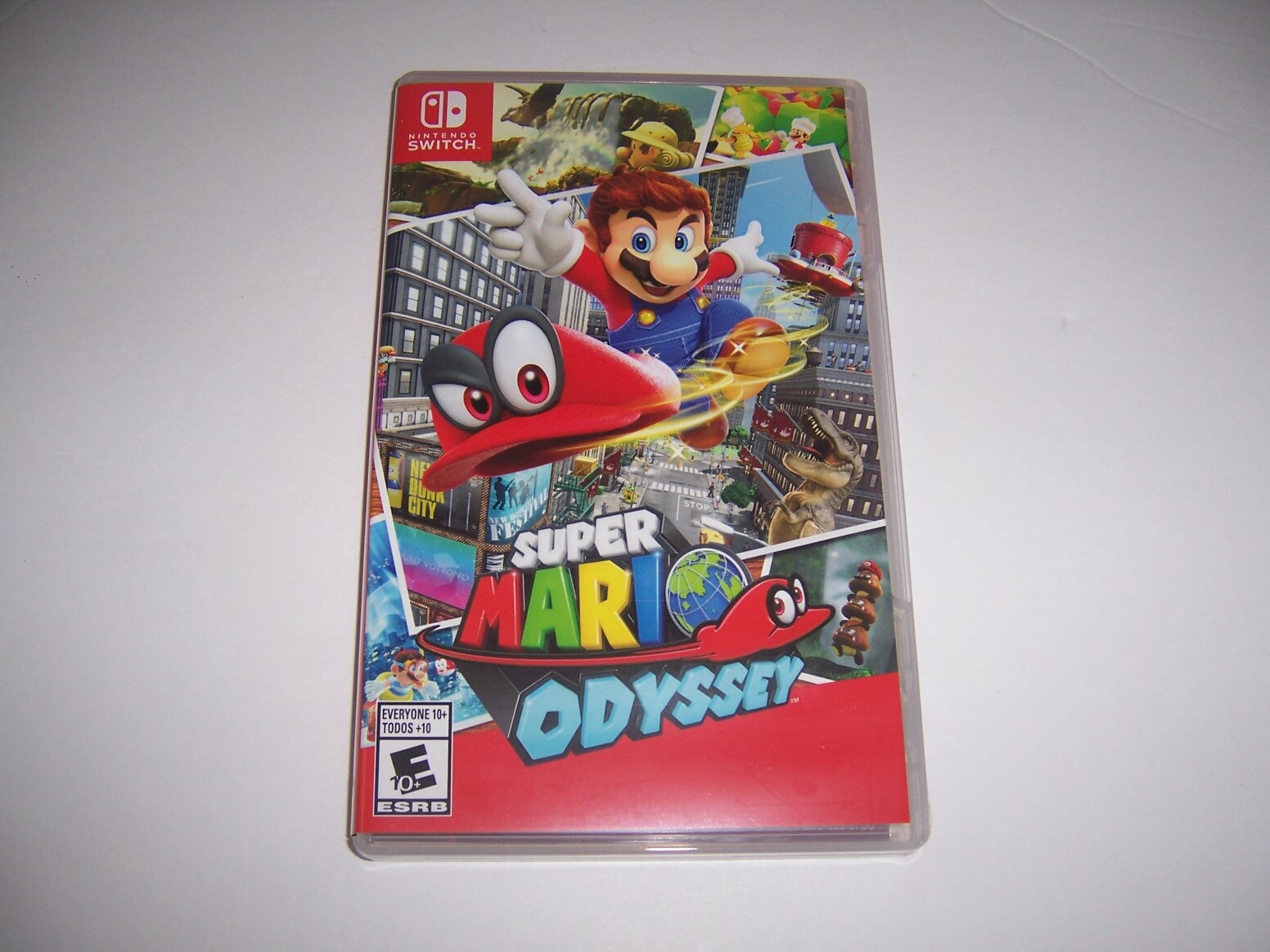 Replacement Case for Super Mario Odyssey Switch Box Original