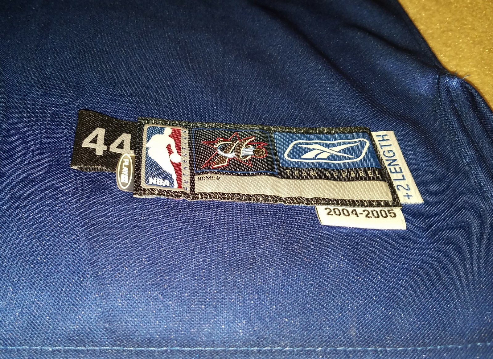 Allen iverson Philadelphia 76ers #3 2004/2005 Signed Game Worn Game Used Jersey