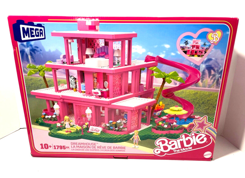 MEGA Barbie The Movie Building Toys for Adults, DreamHouse Replica