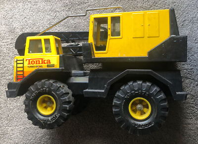 Tonka Crane Metal Guarantee Tonka Tough For Life Yellow  Super