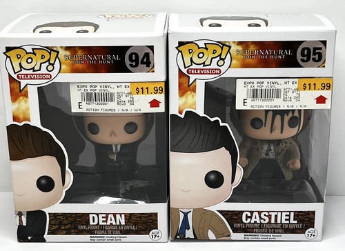 Funko Pop Television Supernatural Dean FBI Suit & Castiel Leviathan #94 & #95