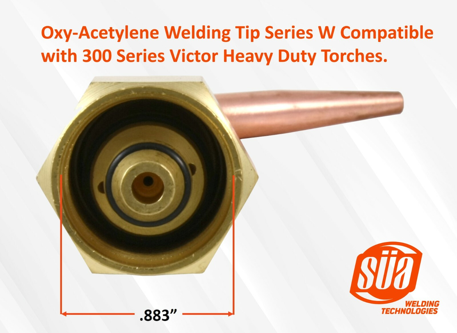 OxyAcetylene Welding Tips Model W Compatible with 300 Series Victor