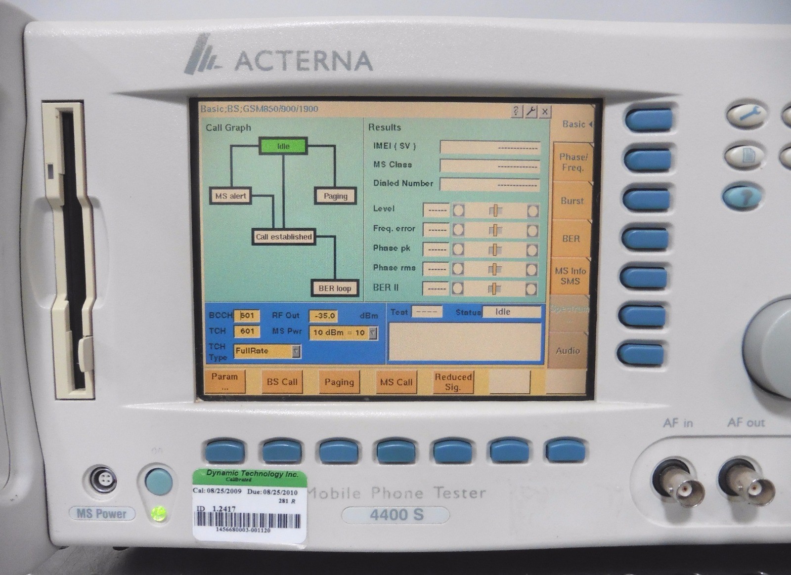 C138020 Acterna will'tek 4400S / 4403 Mobile Phone Tester (GSM, GPRS, EDGE)