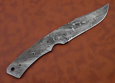 9.5 inches long clip point blank blade, knife making supplies, Hand forged Ta