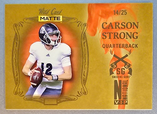 2022 Wild Card MATTE National Convention Carson Strong #SGN-10