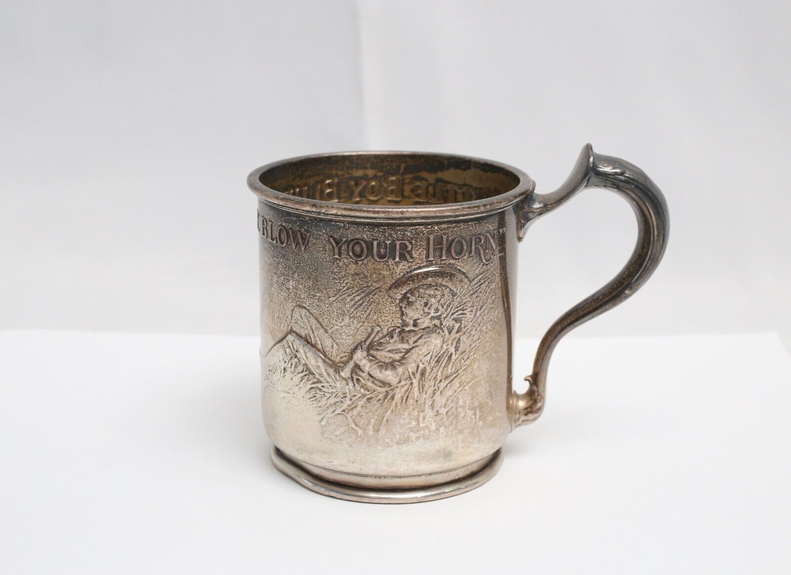 Engraved Vintage Silver Cup, 161.0 Grams - 3.0 Engraved Vintage Silver Cup, 161.0 Grams - 3.0
