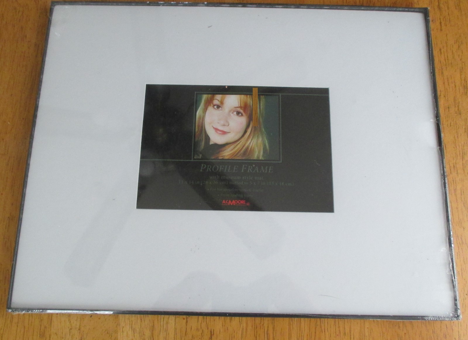 3- A.C. MOORE 11 X 14 PROFILE FRAMES, BLACK. FRONT LOADING. NIP (FLO)