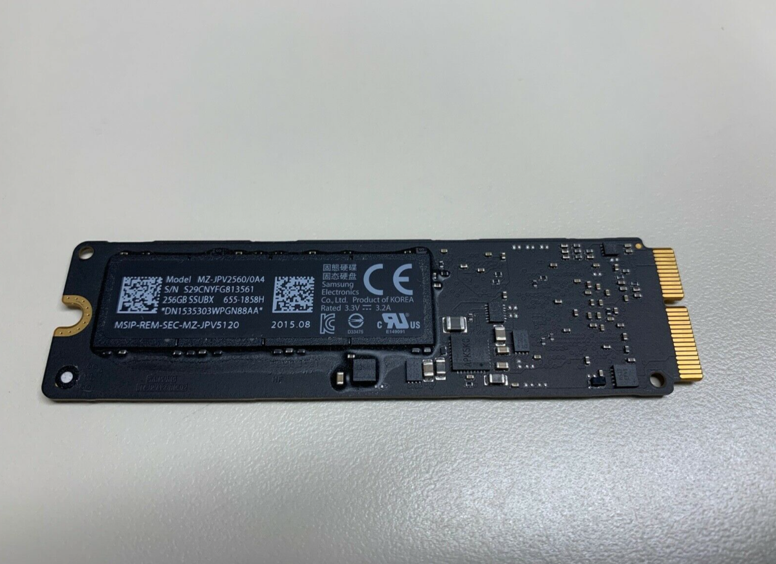 サムスンSSD 256GB Macbook early 2015