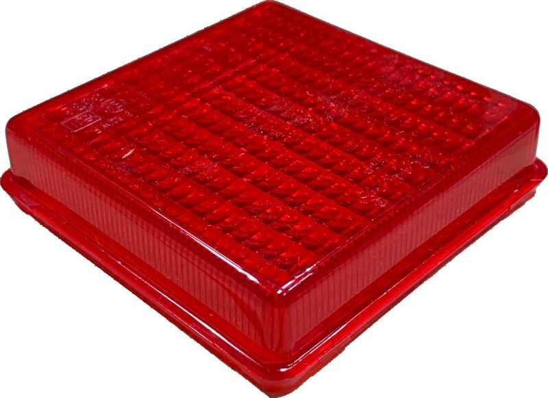 Cabochon CarrÃ Brouillard Adaptable Ifor Williams RÃ©F Po6770/F - 95 X 95 X 25mm