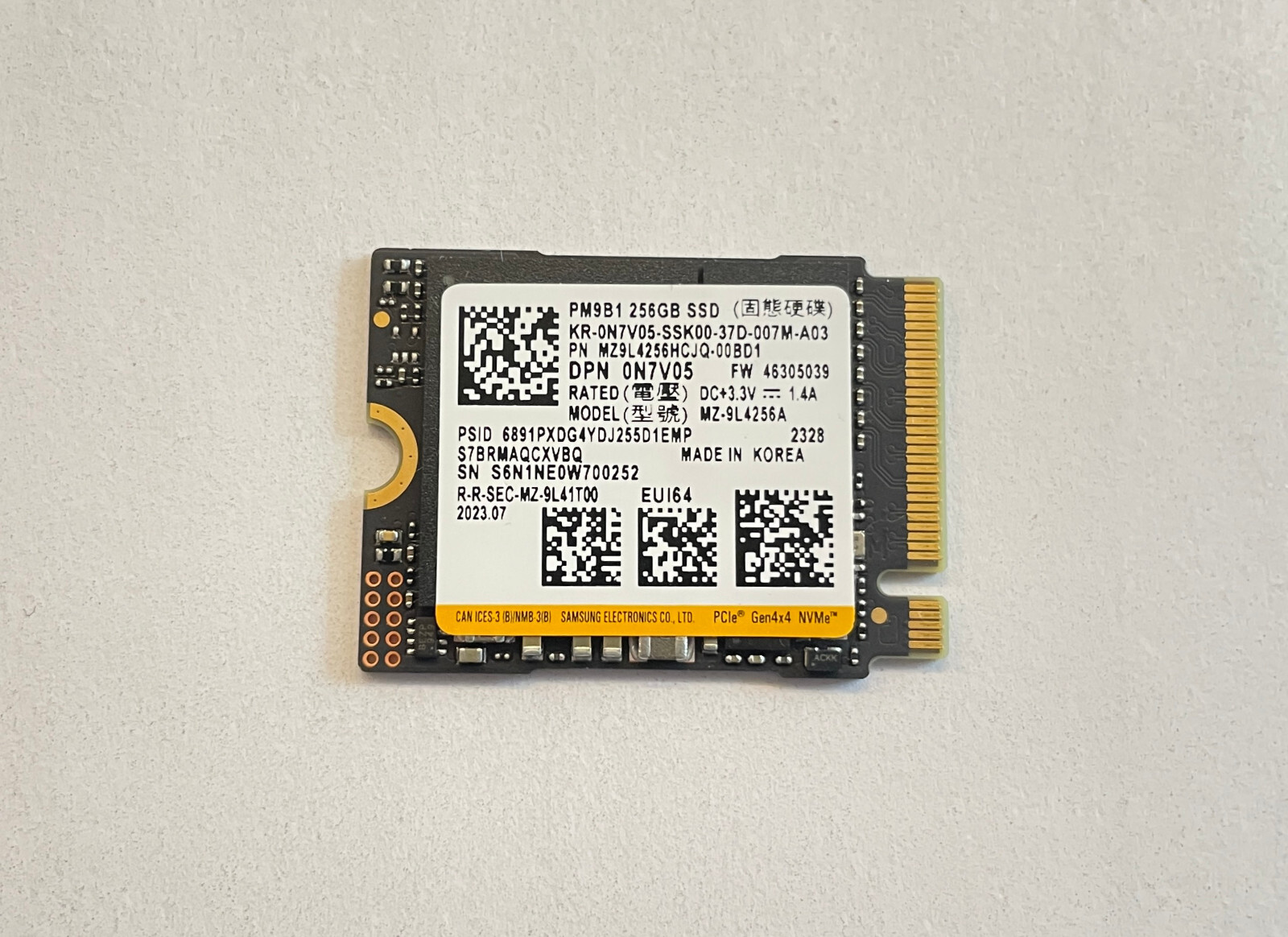 【大容量】Samsung SSD 256GB x 2 Amazon | Samsung SSD 256GB PM991 M.2 2242 42mm PCIe 3.0 x4