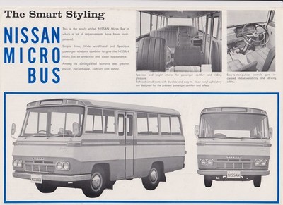 Nissan Micro Bus (GC240 / GQC240) Prospekt / Brochure  english