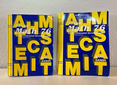 Saxon Math 76 Set Third Edition - Textbook & Homeschool Packet (Answer Key)