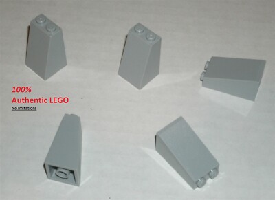 LEGO NEW 2x2x3 Light Bluish Grey Slope 75° (5x) 6007894 Brick 98560