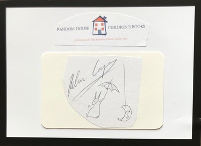 Helen Cooper English Author , Pumpkin Soup  , Original Autograph on 6 x 4 Card