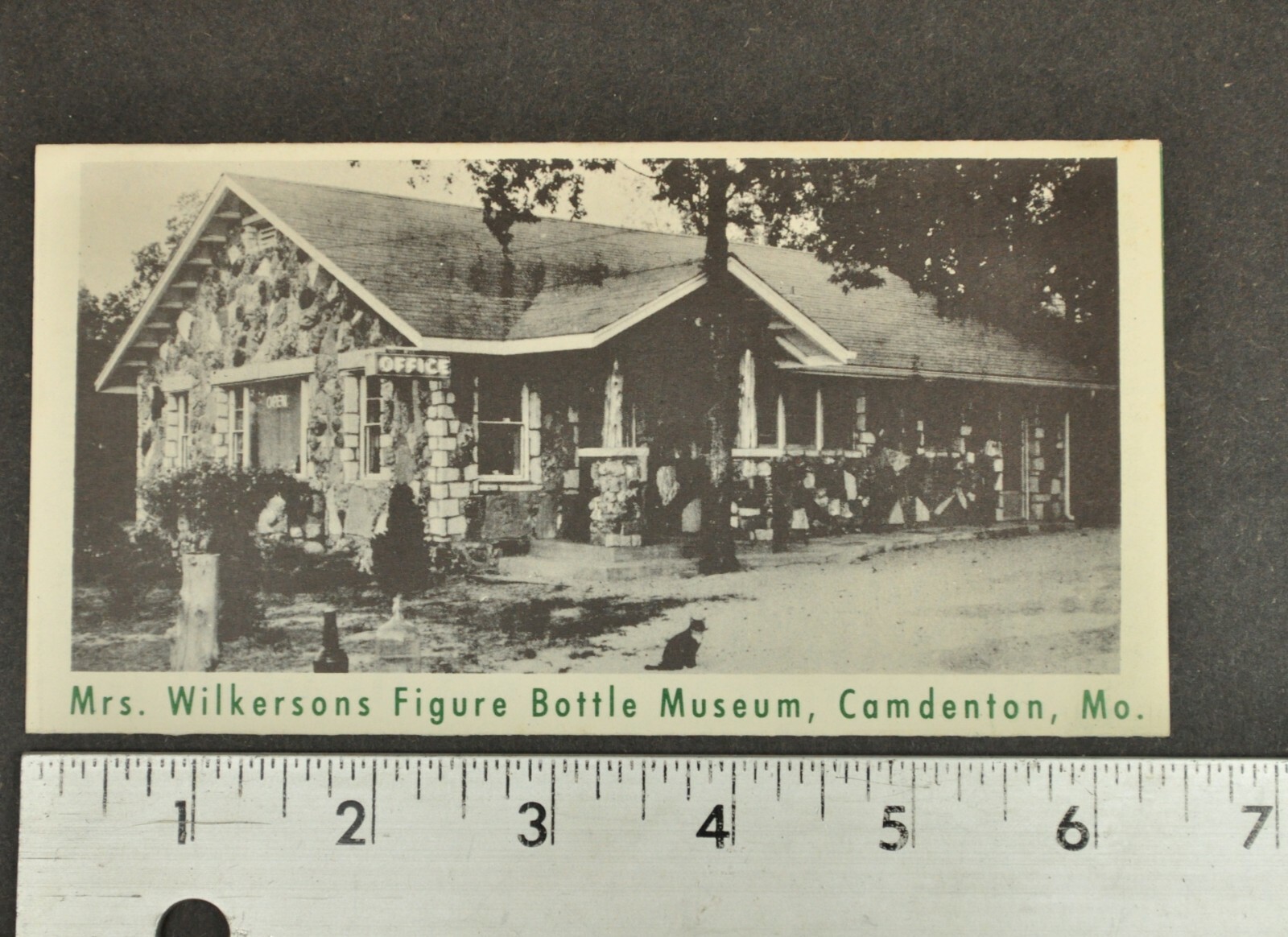 Vintage Figure Bottle Museum Mrs. Wilkerson's Camdenton Missouri Brochure