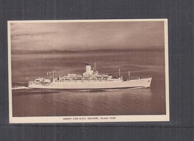 '' RMS ORCADES '', ORIENT LINE, c945 ppc., unused.