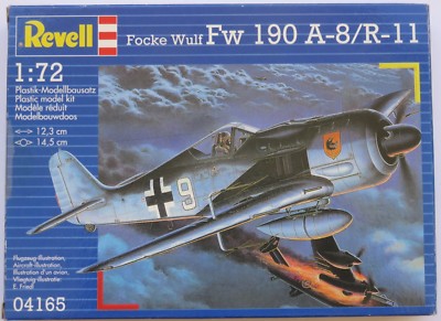 Revell Focke Wulf Fw 190 A-8/R-11 4165 Scale 1:72 1999